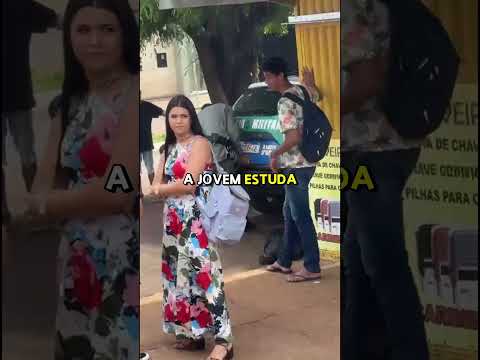 Aluna é detida por policial em frente um colégio em Goiás #shorts #fy #foryoupage