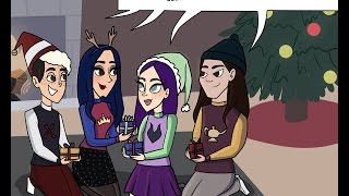 Descendants First Christmas in Auradon // Fan Comic // SPEEDPAINT