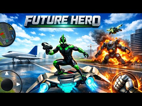 Rope Frog Ninja Hero Car Vegas - Mobile Gameplay HD 