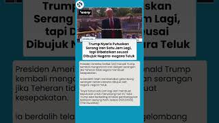 Trump Sebut Waktu Tersisa 1 Jam sebelum Putuskan Serang Iran, Ancaman Semakin Menguat
