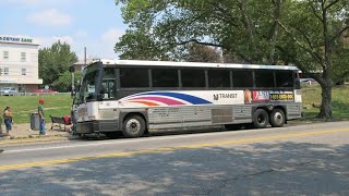 NJT MCI D4000 #7707 on the 166 to Cresskill (Inside) in HD