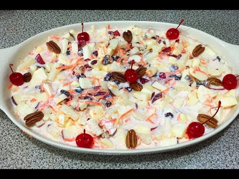 Ensalada De Manzana Navideña Video