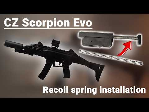 How to install a recoil spring on a CZ Scorpion Evo | CZ Parts