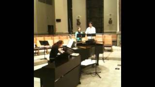 Julianne Frey and John Wesley Brown sing The Prayer