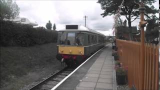 preview picture of video '121023 leaving Chinnor on the Chinnor and Princes Risborough Railway, 05/10/2013.'