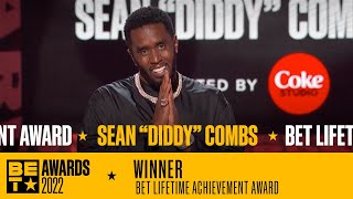 Diddy Receives His Lifetime Achievement Crown 👑 | BET Awards &#39;22