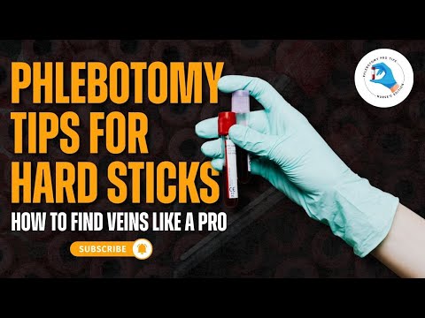 PHLEBOTOMY TIPS FOR HARD STICKS 💉 | How to Find Veins Like a Pro