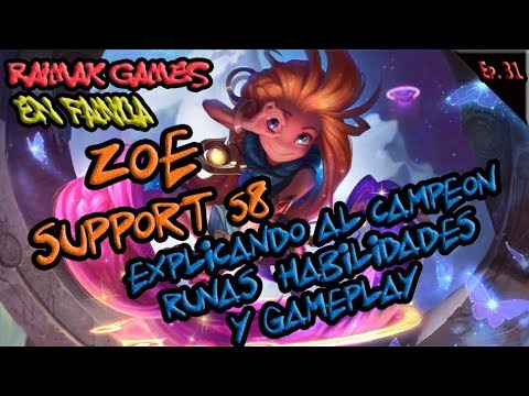 | ZOE SUPPORT S8  | GUIA BASICA | EXPLICACION DE HABILIDADES Y BUILD | GAMEPLAY EN ESPAÑOL |