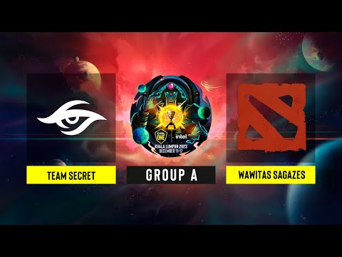 Dota2 - Team Secret vs Wawitas Sagazes - Game 1 - ESL One Kuala Lumpur 2023 - Group A