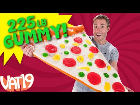 Making a 250 POUND Gummy Pizza! | VAT19 Video