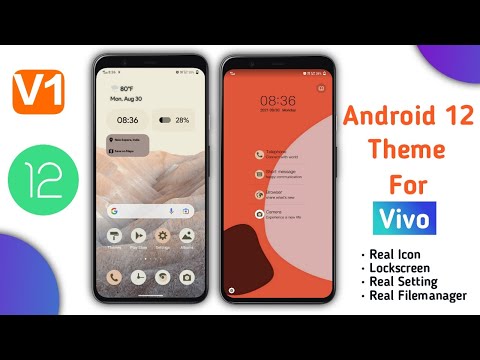 Android 12 V1 Theme For Vivo All Devices | Android 12 | #vivotheme #vivothemestore #android12theme