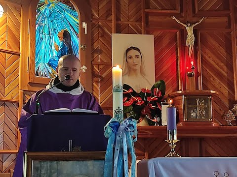 Czatachowa 20.12.2022 - Kazanie o. Daniela - Znak od Boga; Panna pocznie i porodzi Syna.