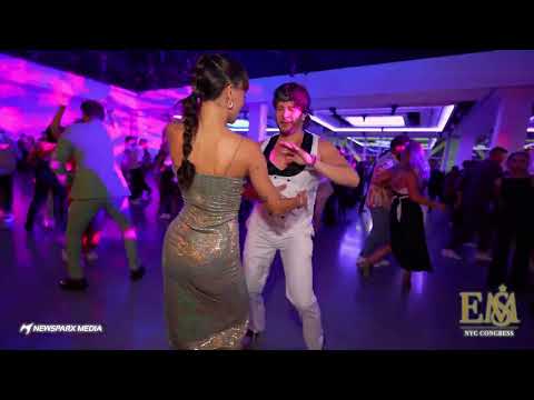 Carlos Johan Jakobs & Sara Panero - Bachata Social Dancing | Empire Sensual Movement