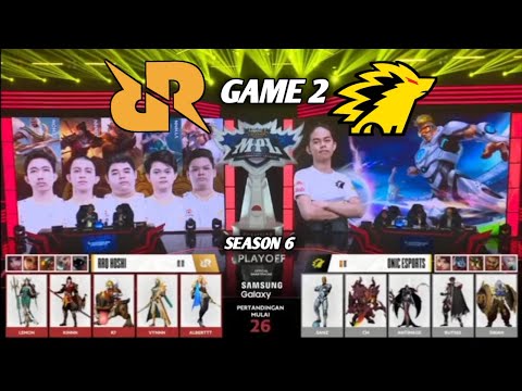 RRQ VS ONIC PLAYOFF MPL S6 SANZ VS XINNN MEMANAS!!!