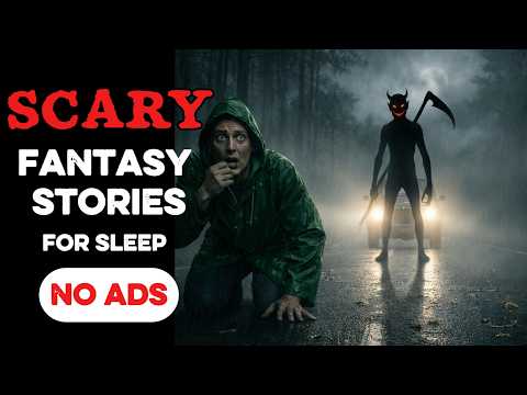 ⚠️ NO ADS ⚠️ 9 HOURS of Dark Fantasy Bedtime Tales | Rainfall Ambience | Black Screen