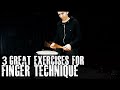 3 GREAT Exercises To Develop The Finger Technique (French Grip) - James Payne