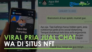 Viral Seorang Pemuda Menjual Screenshot WhatsApp di Situs NFT, Mengikuti Jejak Gozali?