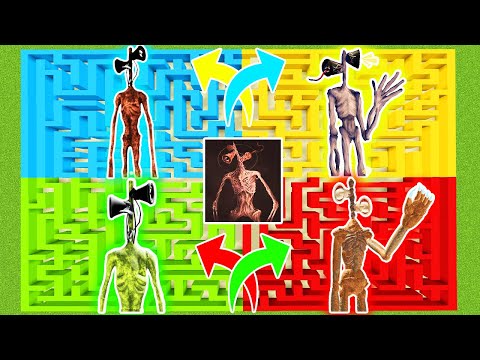 YANLIŞ SİREN KAFA LABİRENTİ SEÇERSEN ÖLÜRSÜN! 😱 - Minecraft