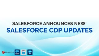 Salesforce Announces New Salesforce CDP Updates