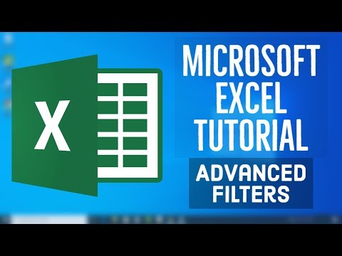 Microsoft Excel Tutorial Advanced Filters in MS Excel