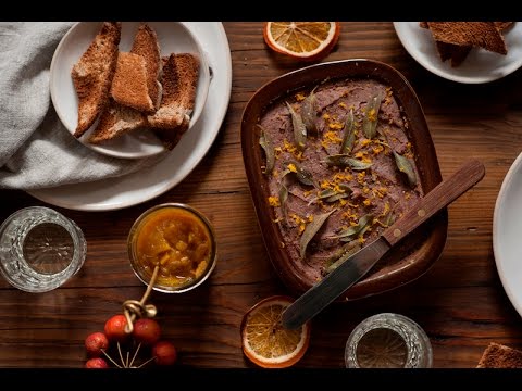 CHICKEN LIVER PATE WITH CARAMELISED ONIONS