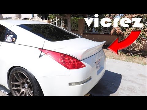 Rocket Bunny wing Install on 350z!