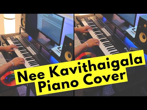 Nee Kavithaigala Piano Cover ❤🎧 - Maragatha Naanayam - Dhibu Ninan Thomas