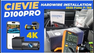 Cievie D100 Pro 4K Dash Cam Review & Full Hardwire Install on a Ford F150