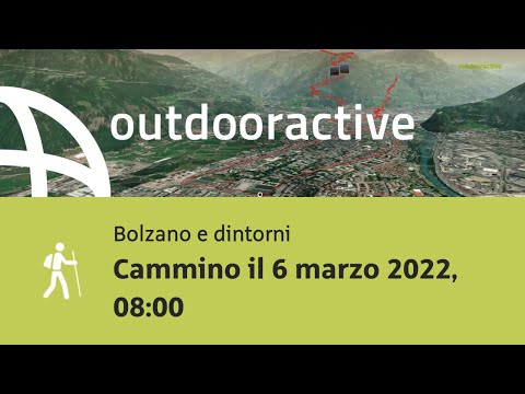 Cammino il 6 marzo 2022, 08:00