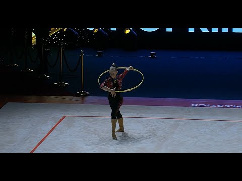 Viktoriia Onopriienko Hoop Final 33,250 GOLD - European Championships Baku 2023