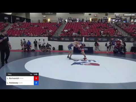 79 Kg Cons 32 #2 - Liam Scrivanich, Pennsylvania Vs Logan Holdaway, Juab Wrestling Club 4c20