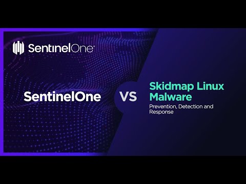 SentinelOne VS Skidmap Linux Cryptominer - Protection