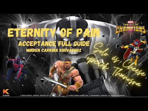 MCOC - Eternity of Pain Full Guide az össze Carrina Kihíváshoz Tuti Tippekkel