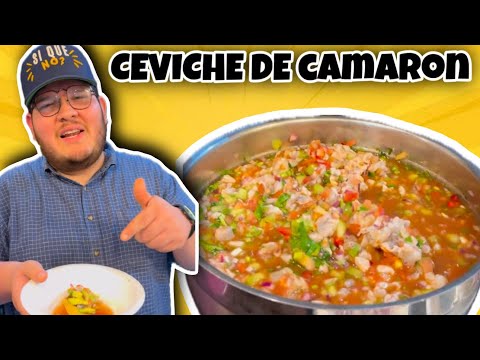 COMO HACER CEVICHE DE CAMARON ESTILO SINALOA RECETA FACIL | Si que no?