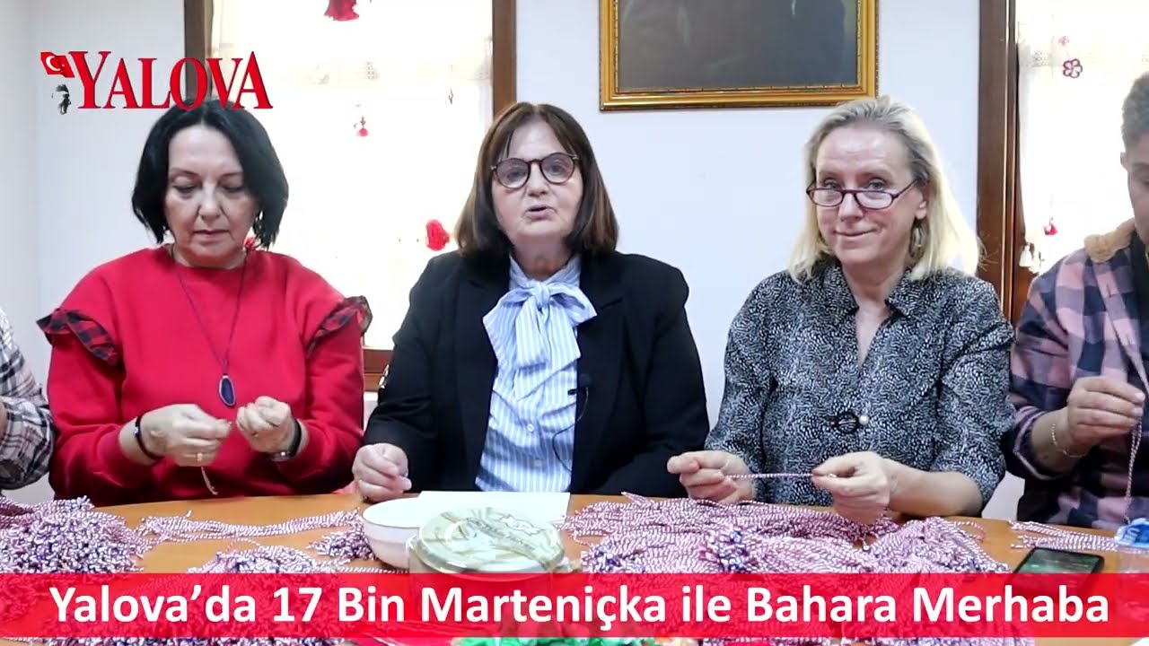 Yalova’da 17 Bin Marteniçka ile Bahara Merhaba