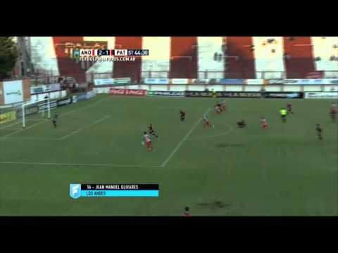 Gol Olivares. Los Andes 2 Patronato 1. Fecha 7. B Nacional. FPT
