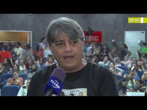 BOM DIA NEWS 12 03 20  Professores da rede municipal ocupam o plenaÌrio da caÌ‚mara de vereadores