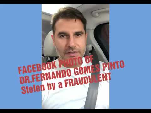 INSTAGRAM and FACEBOOK PHOTO of a BRAZILIAN DOCTOR FERNANDO GOMES PINTO STOLEN and USED by a  SCAMME