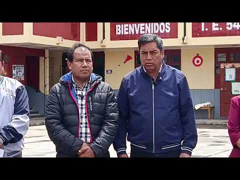 Apurímac  | Desde Abancay en la I.E 54008 "Divino Maestro" junto al Director José Tribeño.
