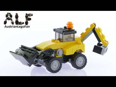 Vidéo LEGO Creator 31041 : Les véhicules de chantier