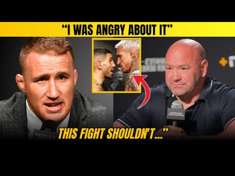 Justin Gaethje SURPRISES UFC after seeing Charles Oliveira in belt contention!