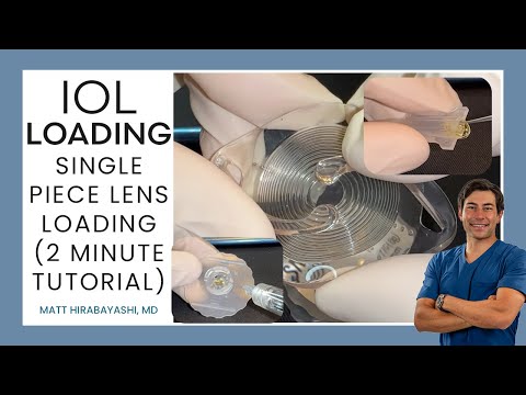 Single Piece Iol Lens Loading Tutorial Two Minutes
