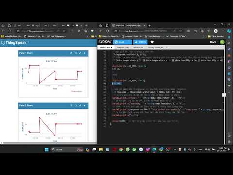 Cơ sở e ứng dụng IOTs: LAB3 EX4 _ Đưa dữ liệu từ Wokwi lên Thingspeak