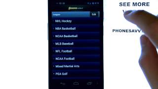 ScoreMobile - App Review - Check up to the minute scores of all your teams