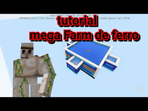 Tutorial# 1: mega Farm de ferro com o dobro de eficiencia