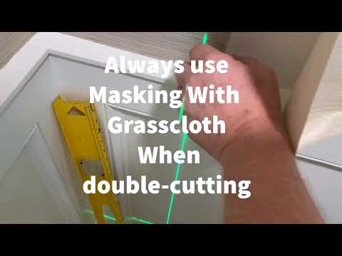 How to Cut Grasscloth Wallpaper Around Crown Molding & Other Tips - Spencer Colgan