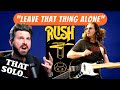 Geddy Lee on FIRE! Bass Teacher REACTS to RUSH "Leave That Thing Alone" | Time Machine Live 2011