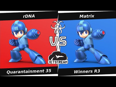 Quarantainment 35 Winners R3 - rDNA (MegaMan) Vs. Matrix (MegaMan) Smash Ultimate - SSBU