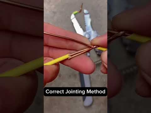 Awesome Idea! Properly Joint Electrical Wire  #electrical #ideas
