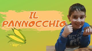 La torta al mais con gocce di cioccolato